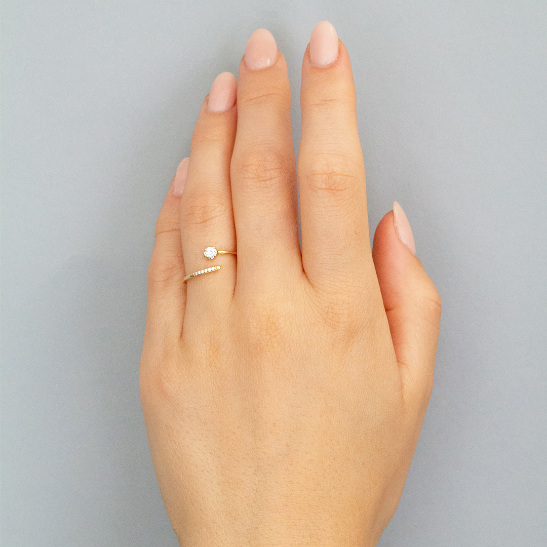 Echtgold Ring Valse