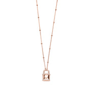 Pure Love Collier padlock heart