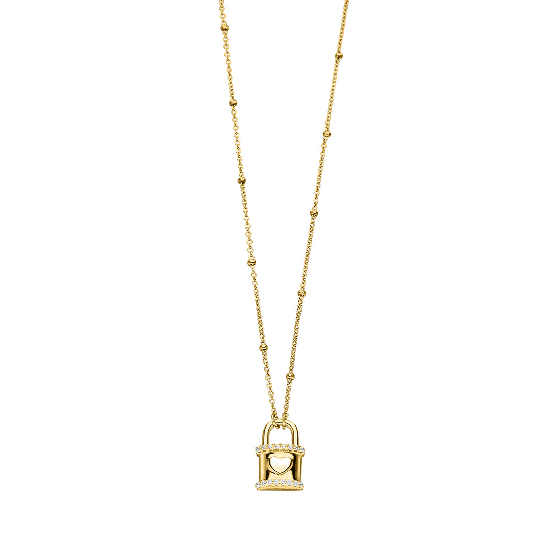 Pure Love Collier padlock heart