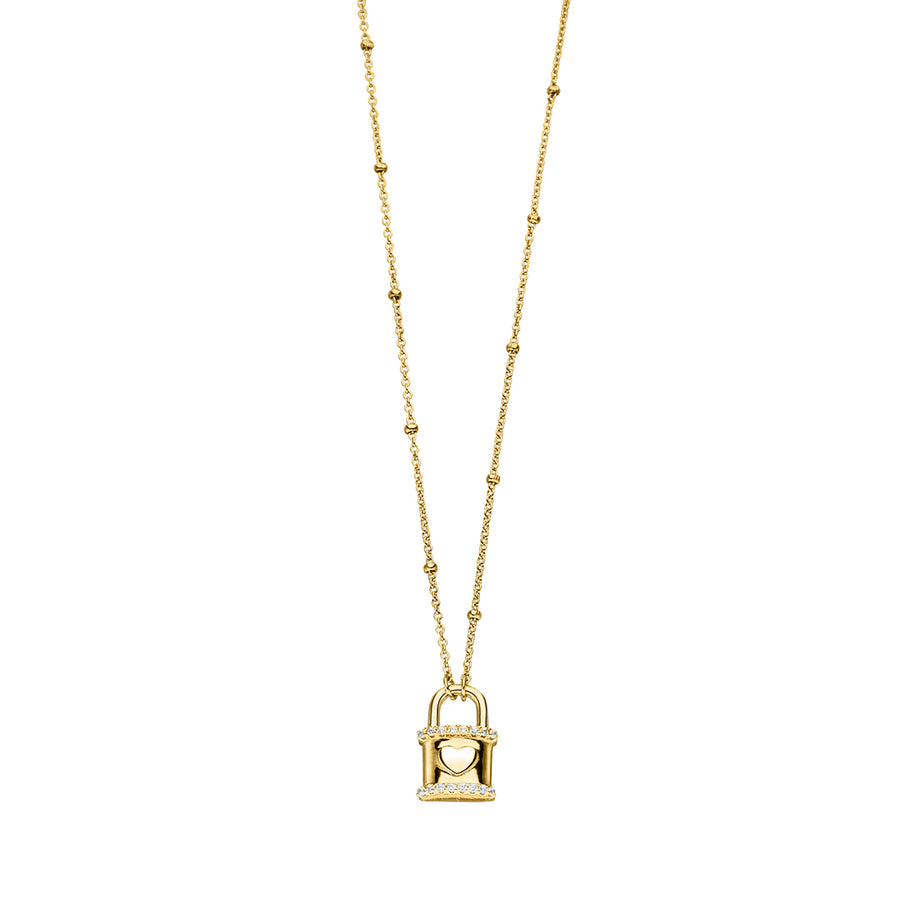 Pure Love Collier padlock heart