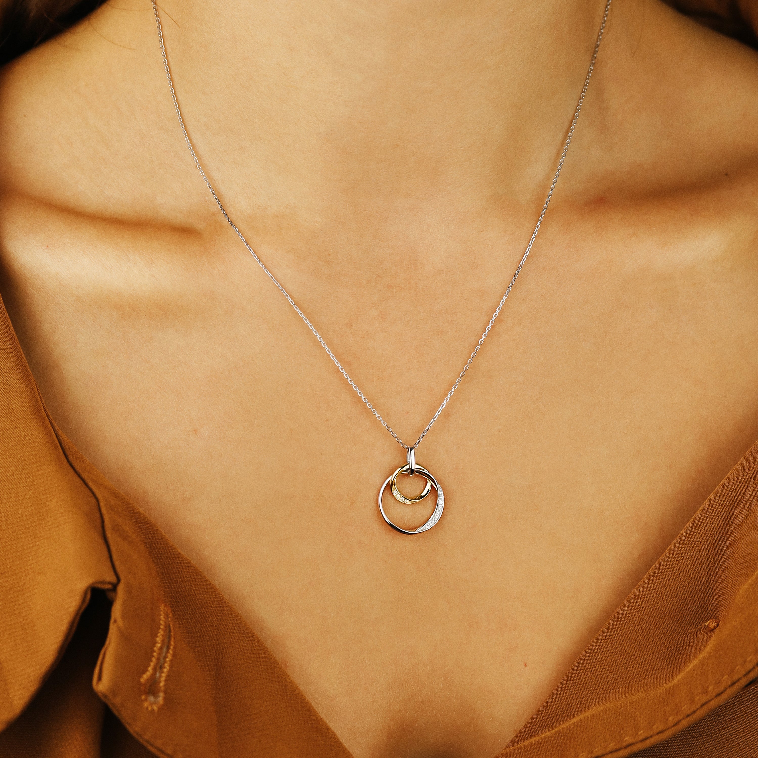 Echtgold Collier Ensemble Gold