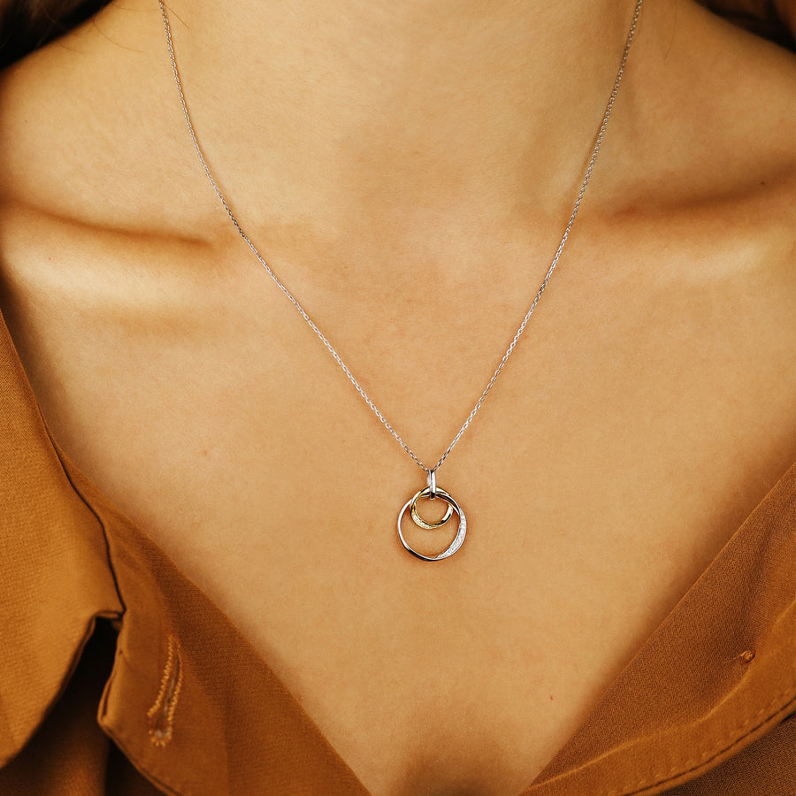 Echtgold Collier Ensemble Gold
