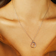Echtgold Collier Ensemble Rosé