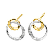Echtgold Ohrstecker Ensemble Gold