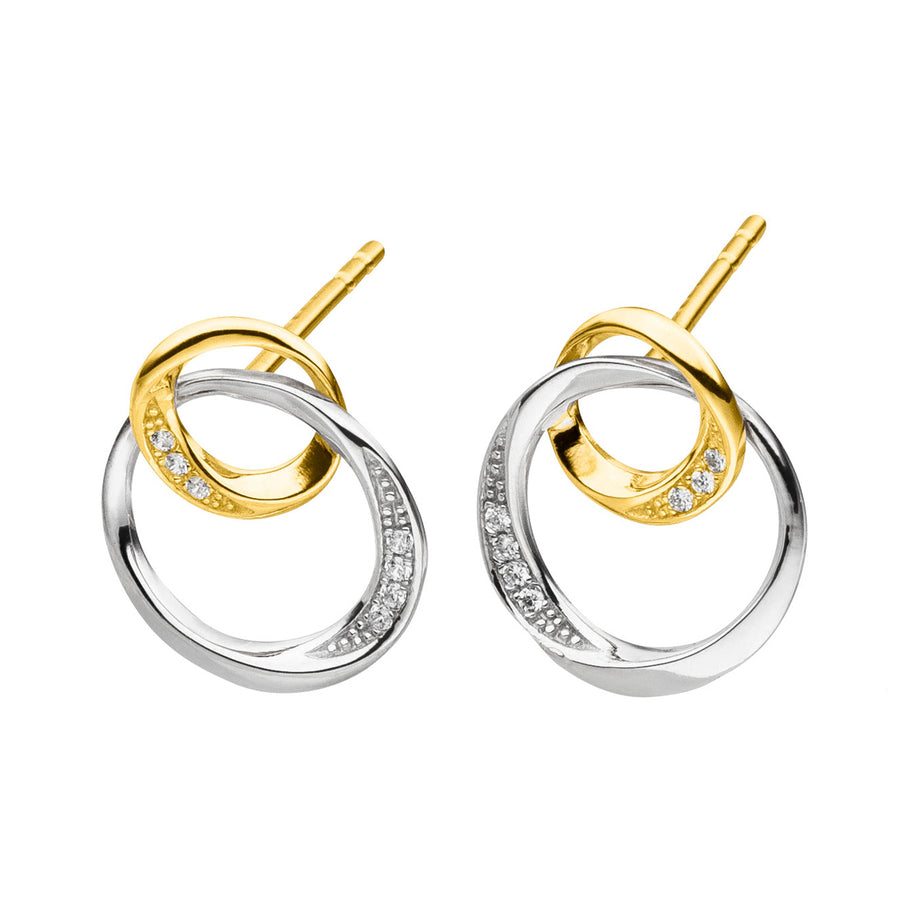 Echtgold Ohrstecker Ensemble Gold