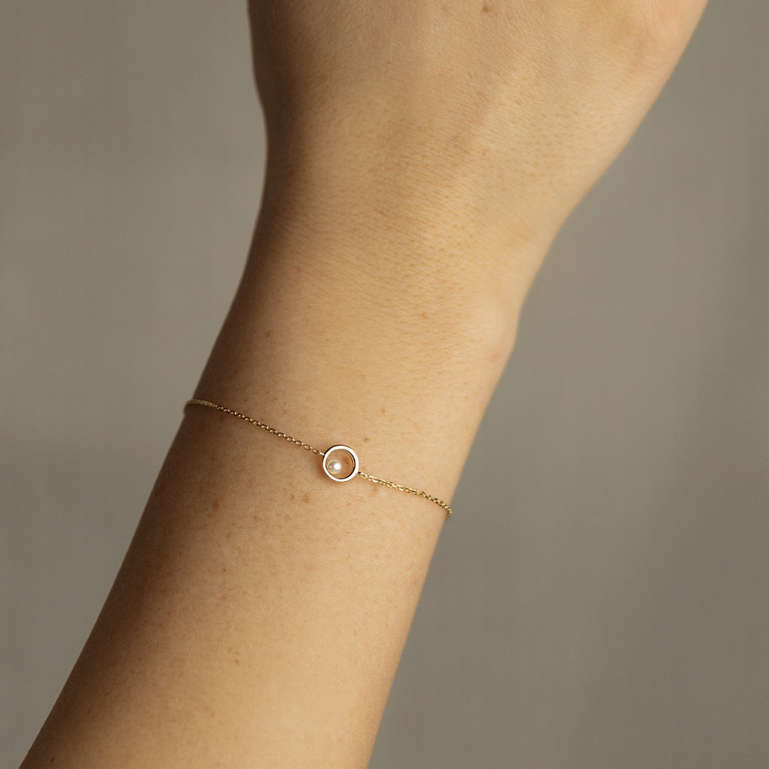 Echtgold Armband Champagne