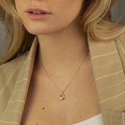 Echtgold Collier Champagne