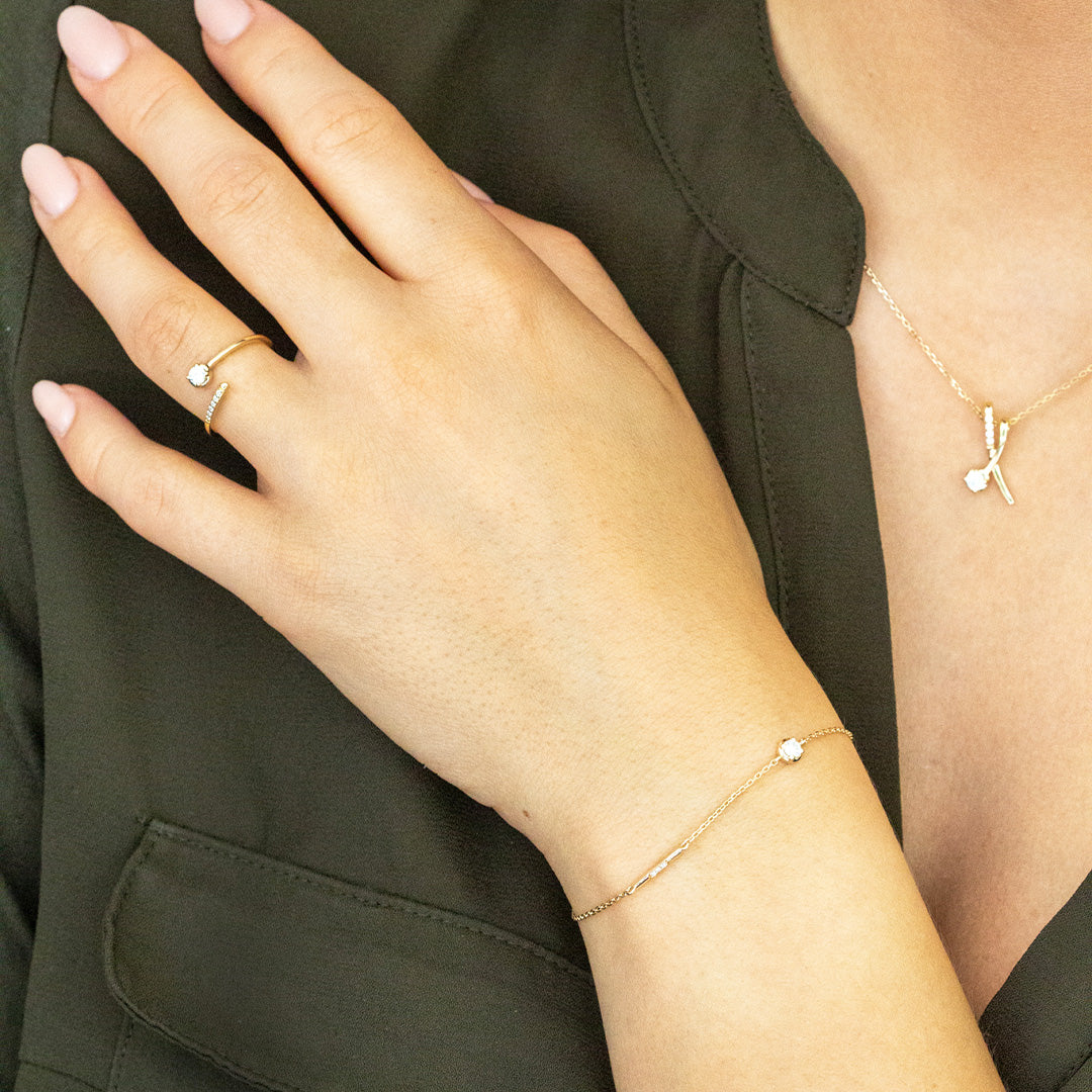 Echtgold Armband Valse