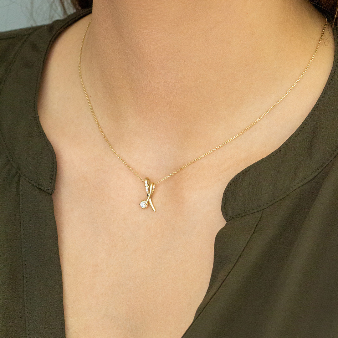 Echtgold Collier Valse
