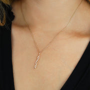 Echtgold Collier Onduler