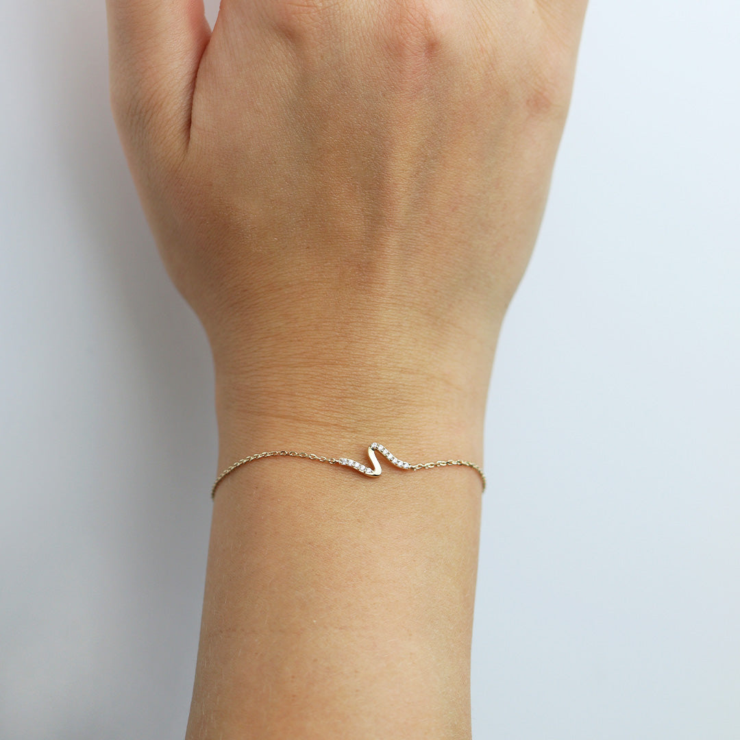 Echtgold Armband Enrouler