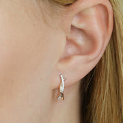 Echtgold Ohrring Fidèle Rosé