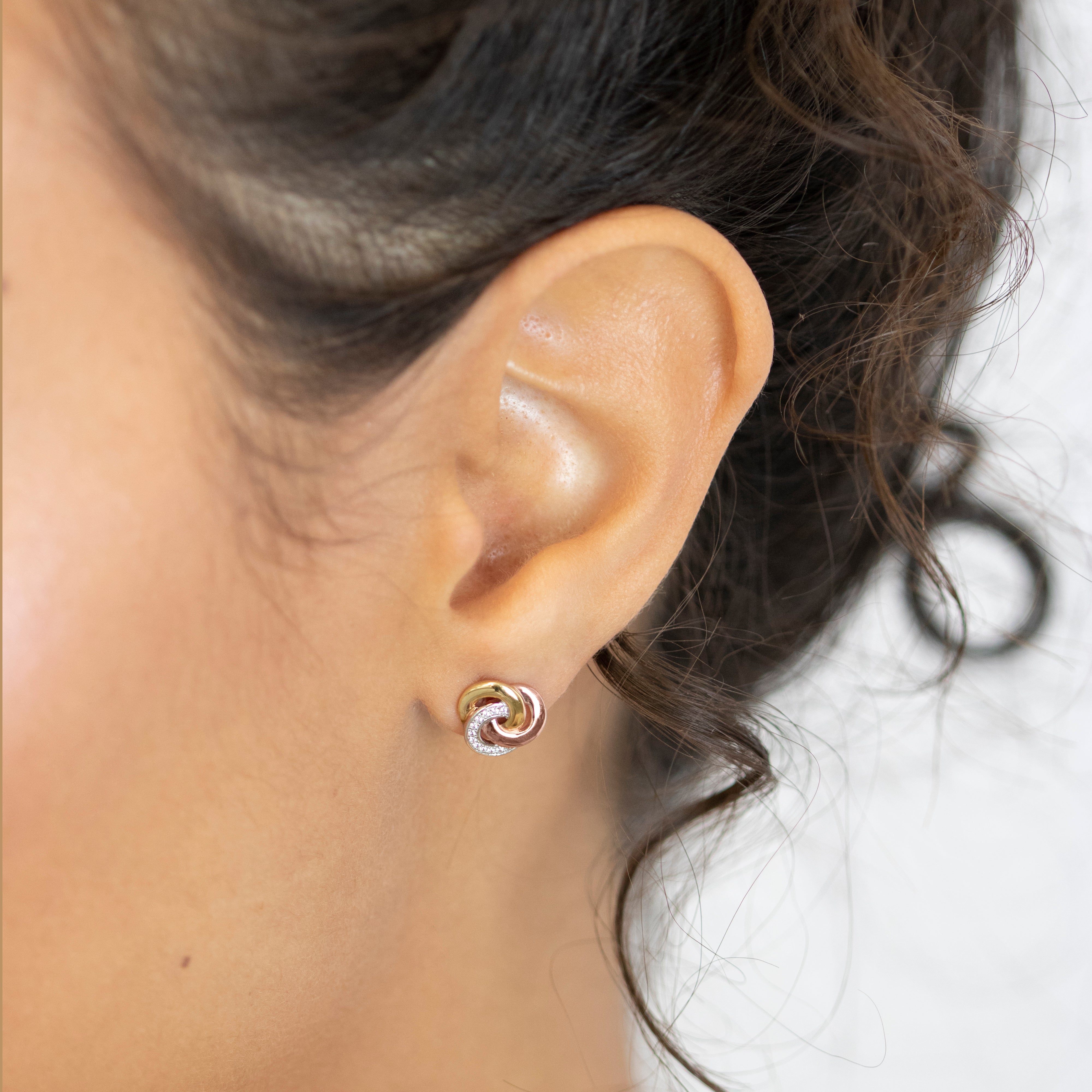 Echtgold Ohrstecker Noyer