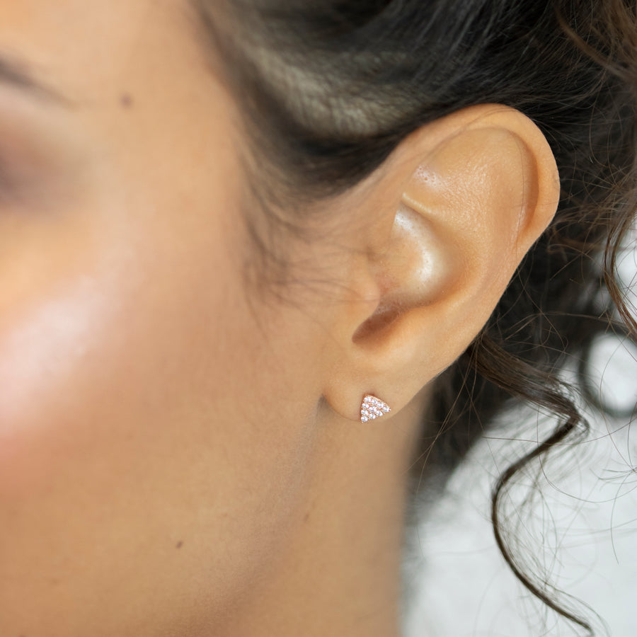 Echtgold Ohrstecker Oner Rosé