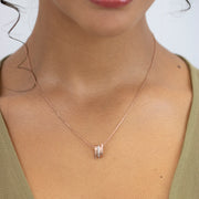 Echtgold Collier Passer Rosé