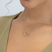 Echtgold Collier volute