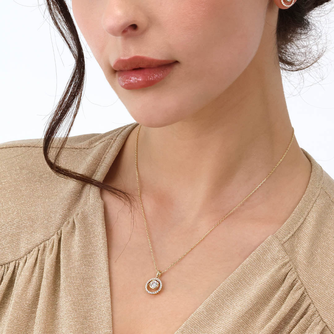 Echtgold Collier Cénacle
