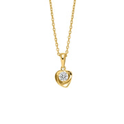 Echtgold Collier Floriane