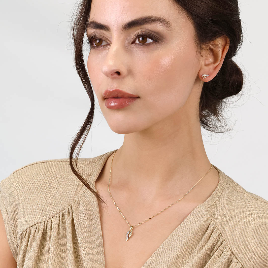 Echtgold Collier Envolé