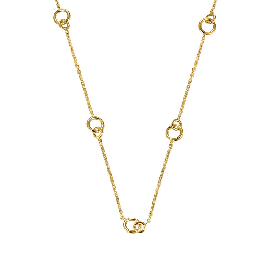 Echtgold Collier Noué