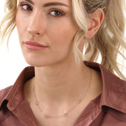 Echtgold Collier Noué