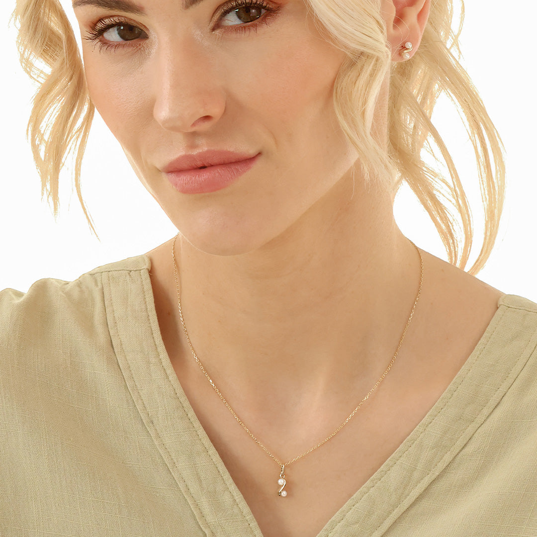 Echtgold Collier Lancée