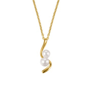 Echtgold Collier Fluidé