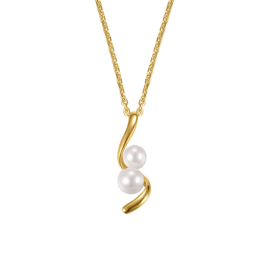 Echtgold Collier Fluidé