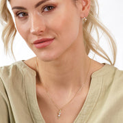 Echtgold Collier Fluidé