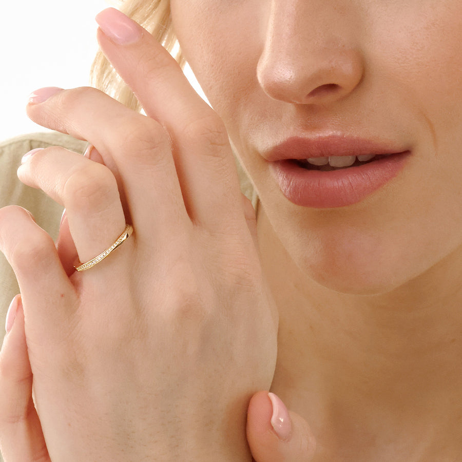 Echtgold Ring Détour