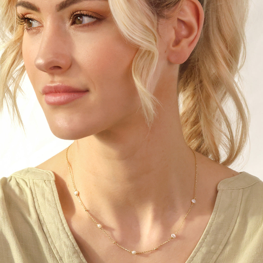 Echtgold Collier Mireille