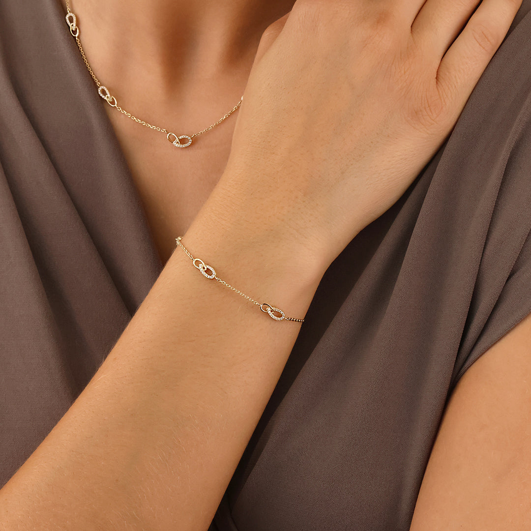 Echtgold Armband Fidèle