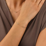 Echtgold Armband Fidèle
