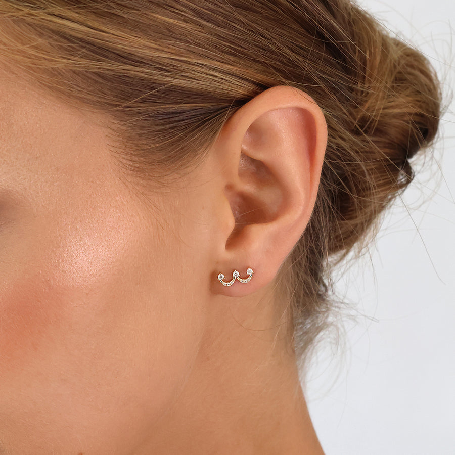 Echtgold Ohrstecker Princier