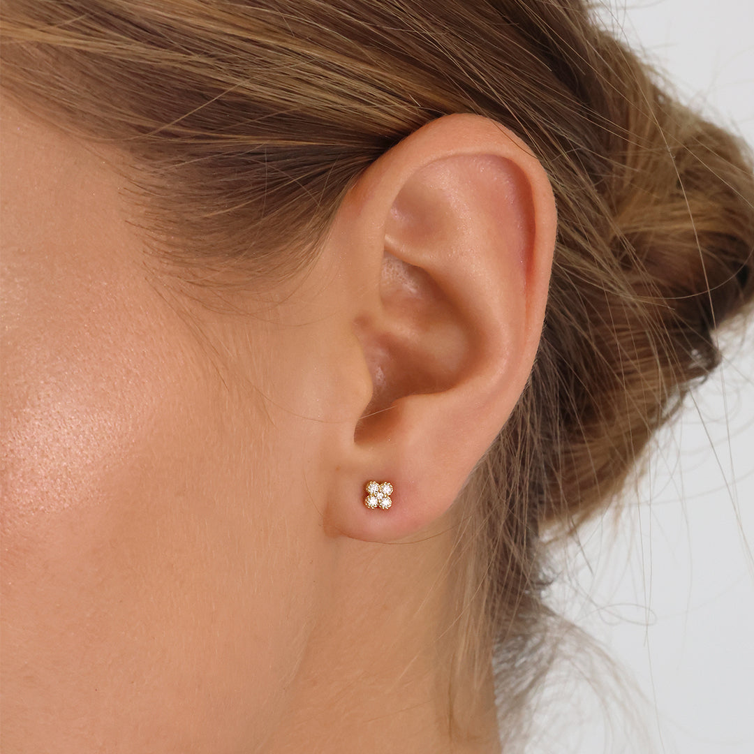 Echtgold Ohrstecker Améline