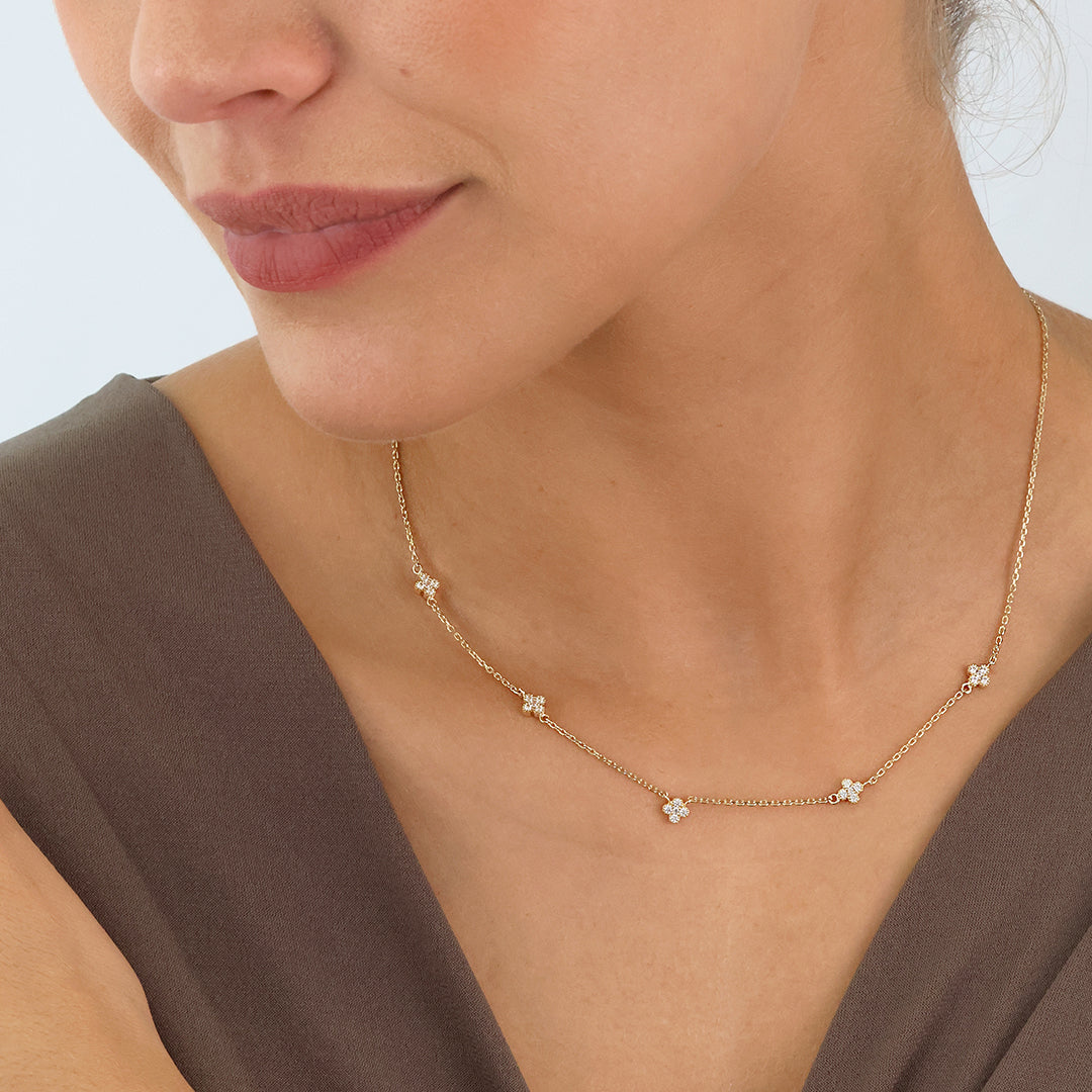 Echtgold Collier Améline