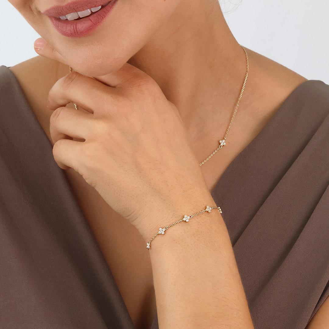 Echtgold Armband Améline