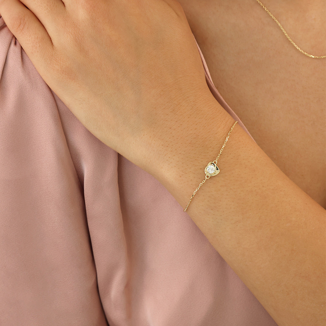 Echtgold Armband Rosamée