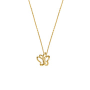Echtgold Collier Papillon Enchanté