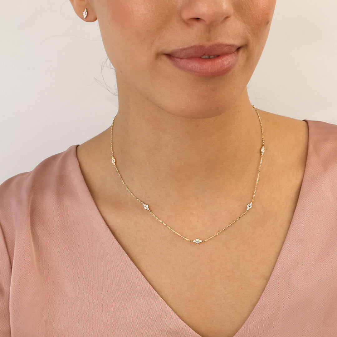 Echtgold Collier Noélie