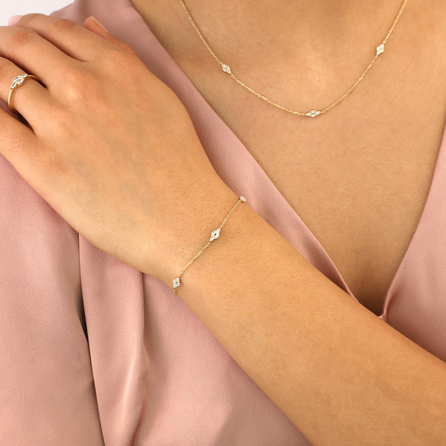 Echtgold Armband Noélie