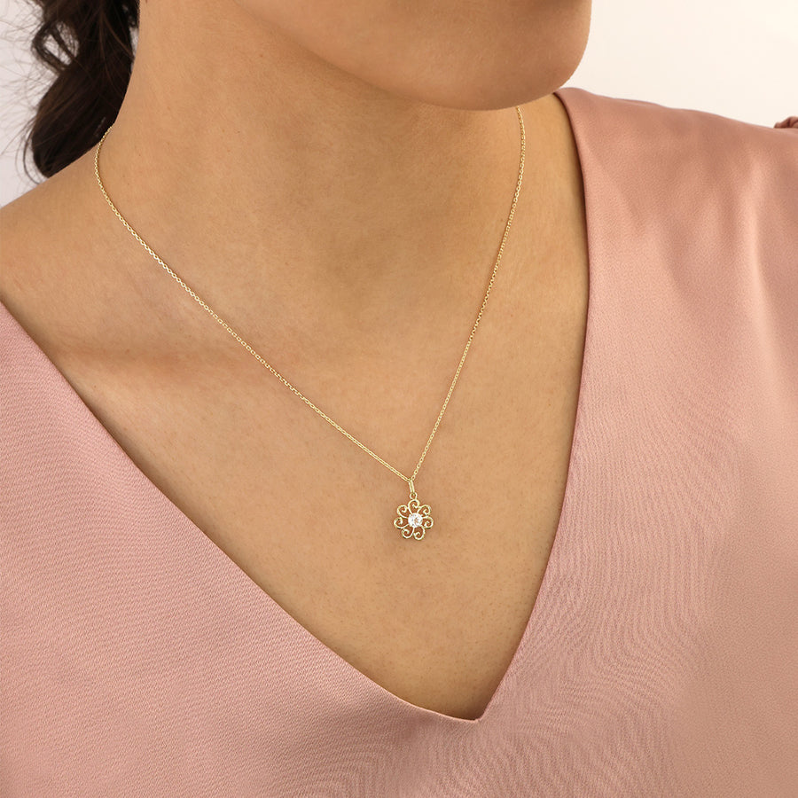 Echtgold Collier Èloria