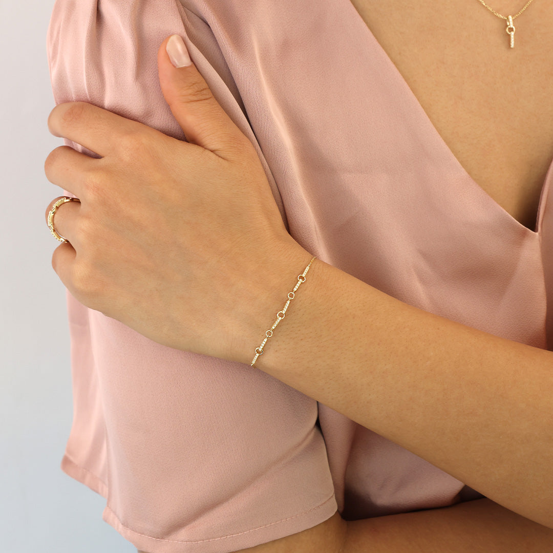 Echtgold Armband Aruevielle