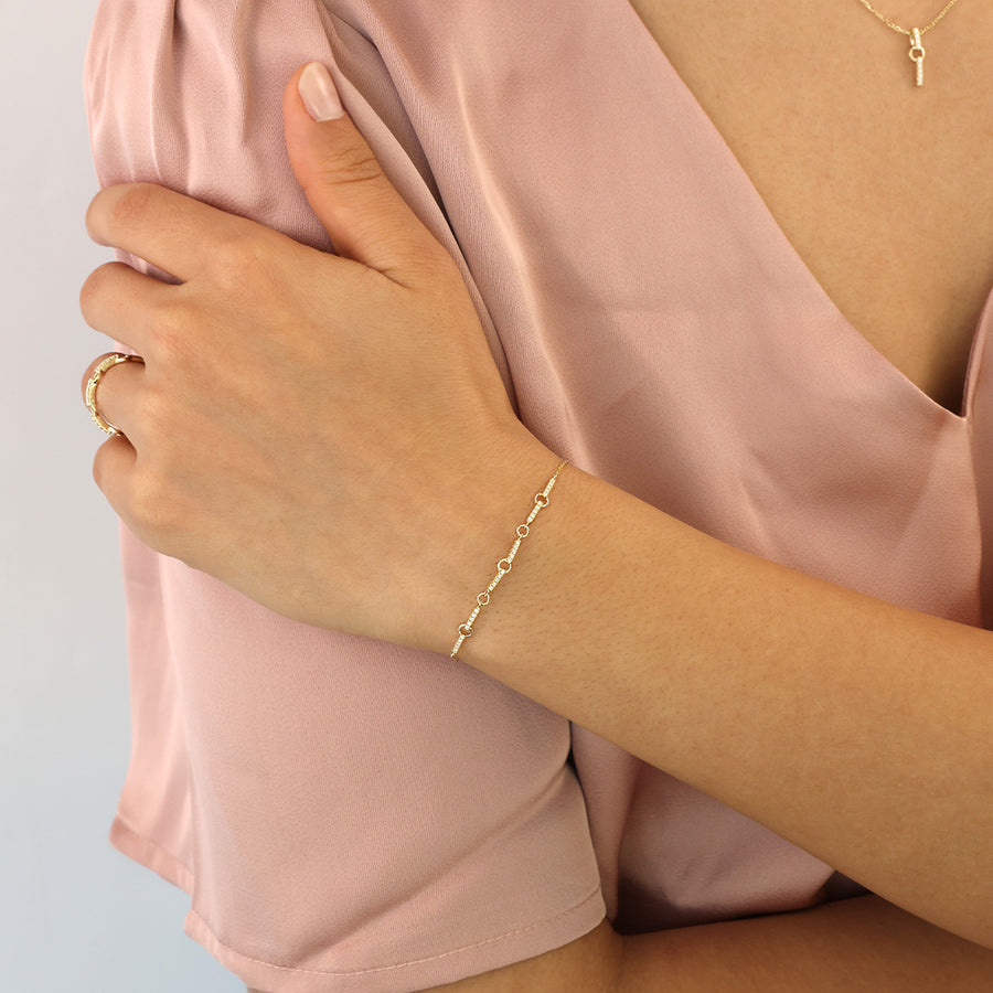 Echtgold Armband Aruevielle