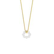 Echtgold Collier Perlune
