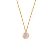 Echtgold Collier Rosélune