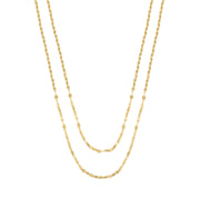 Echtgold Collier Jumelle