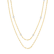 Echtgold Collier Lunéor