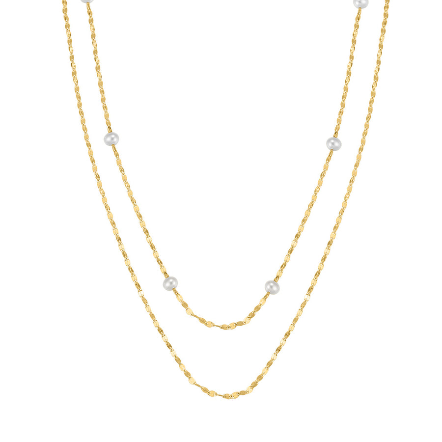 Echtgold Collier Lunéor