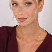 Echtgold Collier Lunéor